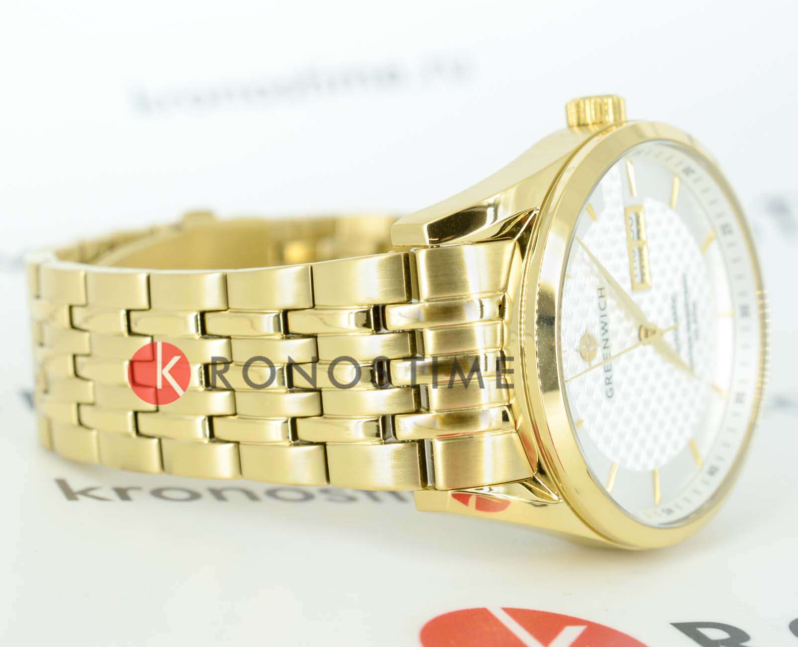 Оригинальные часы Greenwich Greenwich Good Luck Classic GW 074.20.33 механические калибр механизма miyota общий вид